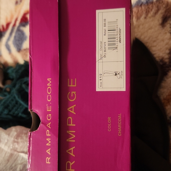 NIB Rampage Praise Charcoal Boot - Picture 2 of 4